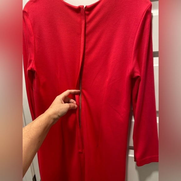 New Ann Taylor Pink Dress Midi 10 - Picture 5 of 6